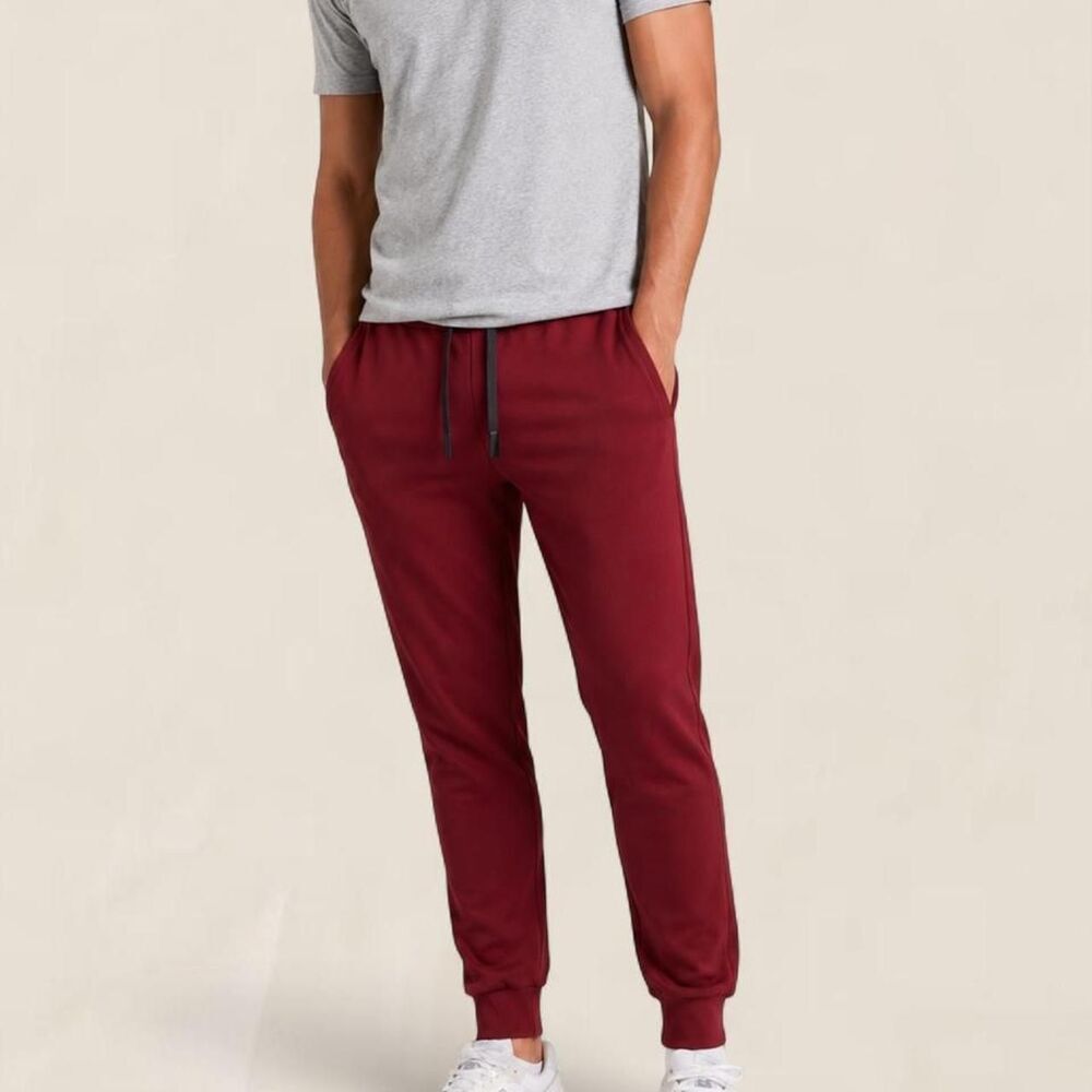 Bonobos Burgundy Red Athletic Jogger Sweatpants Mens XL Short